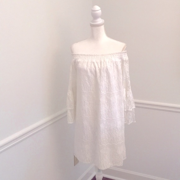 Lilly Pulitzer Off Shoulder Nevie Dress - EUC! - Picture 4 of 7